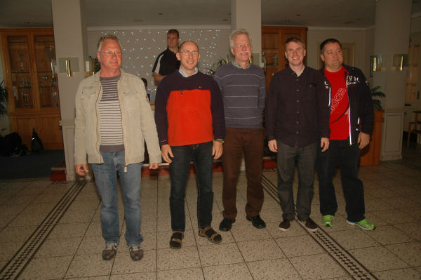 Neubrandenburger Schachpatzer: Rainer Witkowski, Ekkehard Leisner, Martin Hrhold, Hans-Jrgen Rehbein, Arno Betke