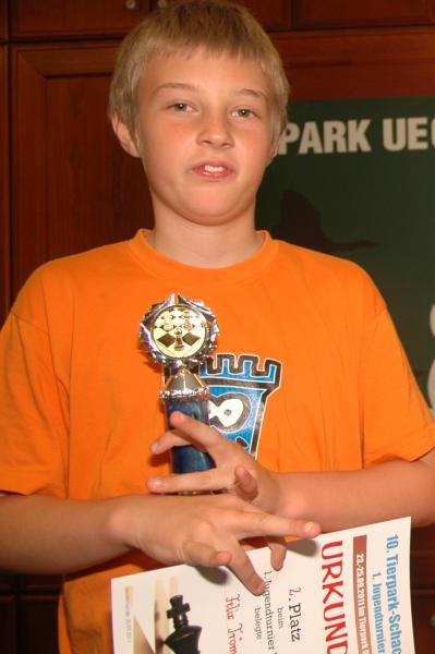 Jugendturnier u14, 2. Platz: Felix Trmer (SAV Torgelow)