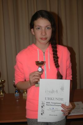 2. Platz u12w, Oliwia Kurlej (UKS Bialy Pion Gryfino)