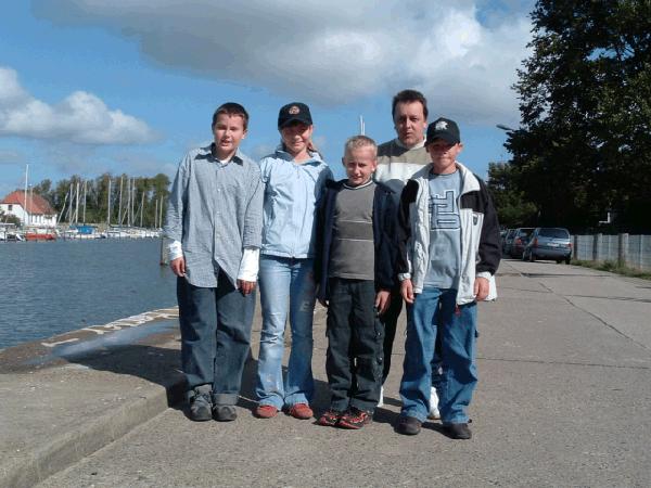 Die u12-Mannschaft bei der Norddeutschen Vereinsmeisterschaft 2004, v.l.n.r.: Patrick Liptak, Julia Rusch, Frank Henselin, Steffen Bigalke, Paul Schmidt; Foto: Guido Springer