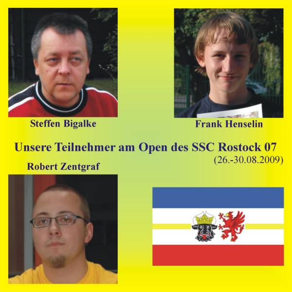 Unsere Teilnehmer am Open des SSC Rostock 07; Fotomontage: Christine Zentgraf