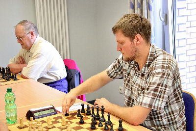 Ruben Lehmann (r.) beim Turnier in Greifswald; Foto: Eckhard Wolfgramm