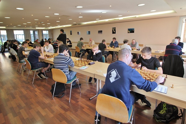 Ein Blick in den Spielsaal der 4. Mannschaft; Foto: Eckhard Wolfgramm