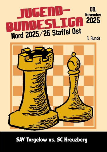 1. Runde: 0,5 : 5.5; Grafik: Gerd Zentgraf