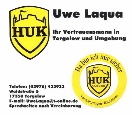 Werbung von Herrn Uwe Laqua