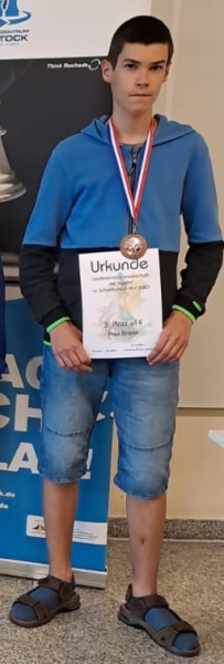 3. Platz u14, Paul Briese (SAV Torgelow)