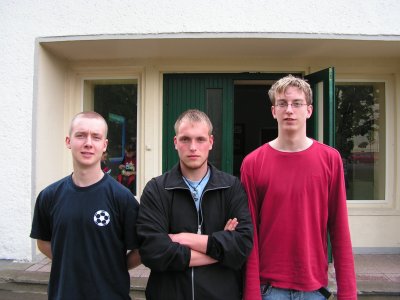 v.l.n.r.: 2. Marcel Brose, 1. Balz,Christian, 3. Maloch,Philipp