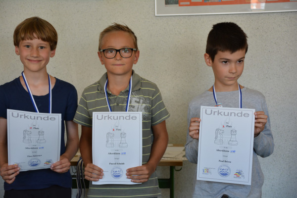 AK u10, v.l.n.r.: 1. K�stner,Theo (Greifswalder SV), 2. Schuldt,Pascal (SAV Torgelow), 3. Briese,Paul (Hintersee)