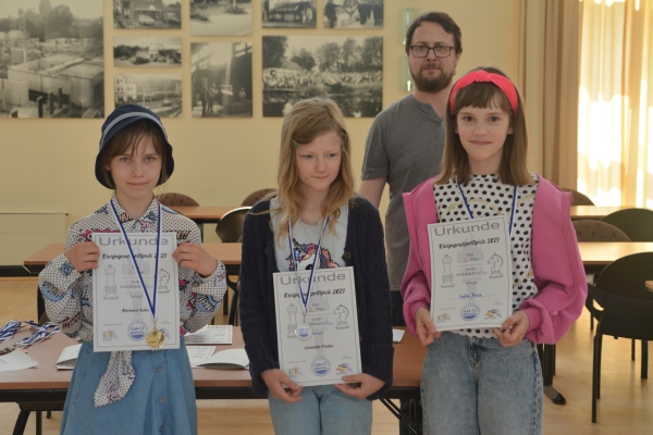 AK u12w, v.l.n.r.: 1. Barbara Subocz (SAV Torgelow), 2. Lieselotte Fissler (SAV Torgelow), 3. Sophie Briese (SAV Torgelow)