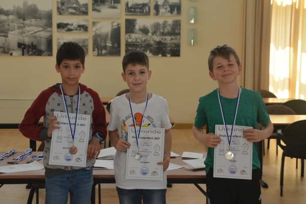 AK u11, v.l.n.r.: 3. Gabriel Pierdant (Greifswalder SV), 2. Toni Gnther (SAV Torgelow), 1. Leo Jaap (Greifswalder SV)