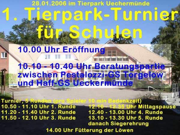 Tierpark-Turnier für Schulen