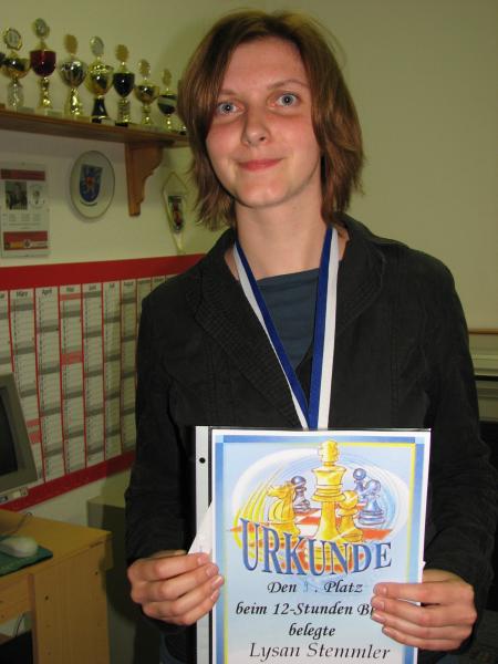 Platz 9 und Beste Spielerin: Lysan Stemmler