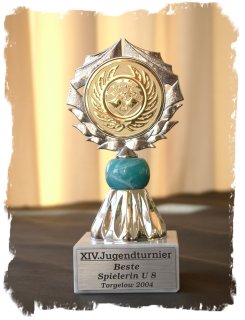 Pokal fr Beste Spielerin U 8