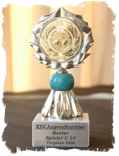 Pokal fr Bester Spieler U 10