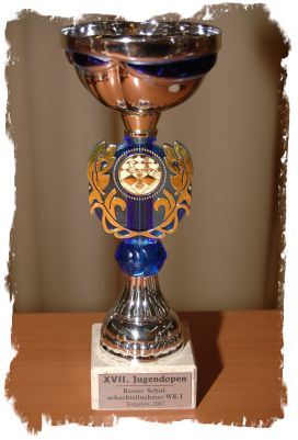 Pokal - Bester Schulschachteilnehmer WK I