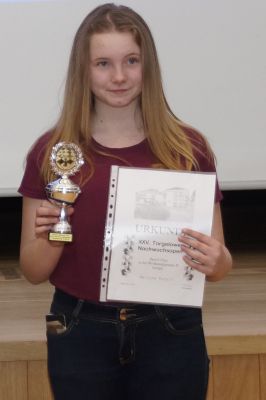Siegerin Wettkampfgruppe II (u14w), Martyna Kurylo (UKS Bialy Pion Gryfino)