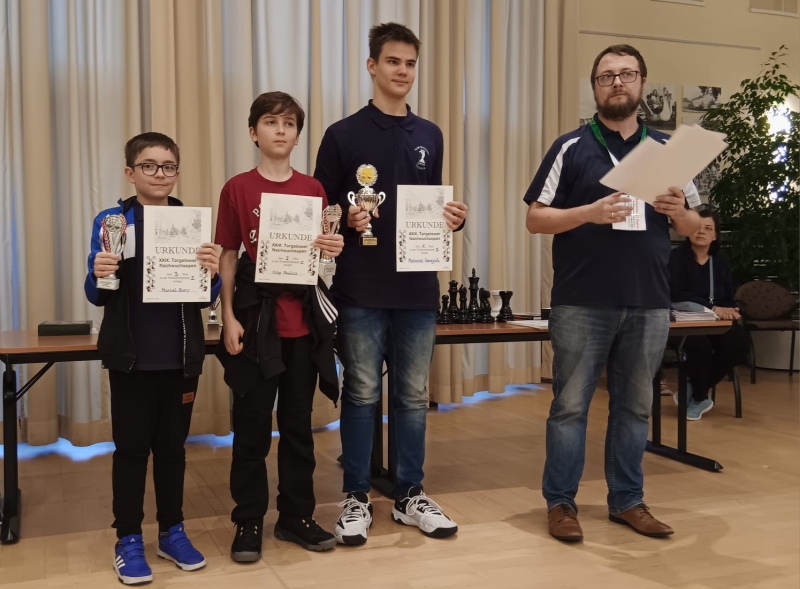 Wettkampfgruppe II, v.l.n.r.: 3. Marcel Bury (KSz Gryf Szczecin), 2. Filip Pawlicz (KSz Gryf Szczecin), 1. Mateusz Derejczyk (KSz Gryf Szczecin)
