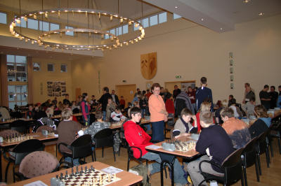 Blick in den Spielsaal ...