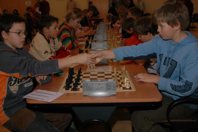 Das Feld der U12 ...