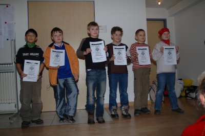 Die U10 ist angetreten ...