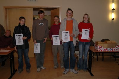 Die U16 ist angetreten ...