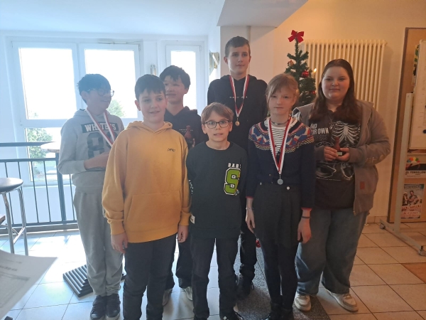 u14, v.l.n.r.: (hintere Reihe) 3. Qui Long Vuong (TSG Neustrelitz), 1. Hai Dang Duong (SG Neubrandenburg), 2. Calvin Lipkowski (SAV Torgelow),<br />
(vordere Reihe) 5. Toni	Günther (SAV Torgelow), 6. Jonas Feist (SAV Torgelow), (w) 7. Lieselotte Fissler (SAV Torgelow), (w) 1. Ronja Wilke (SAV Torgelow)